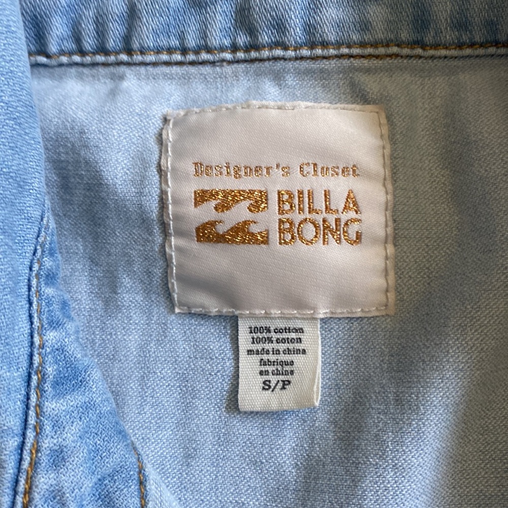 BillaBong long sleeve, size small, cotton. - Picture 5 of 9
